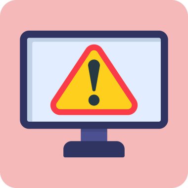 Hata modern simgesinin vektör illüstrasyonu