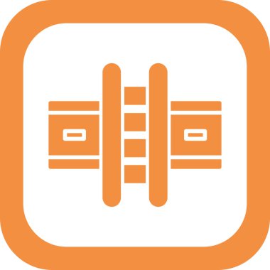 Yol simgesi vektör illüstrasyonu 