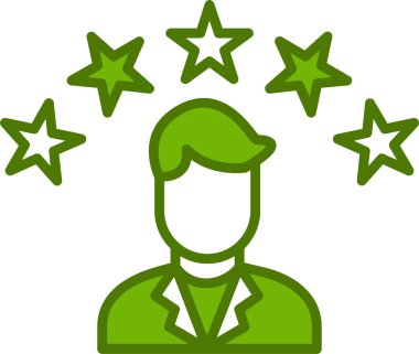 Müşteri hizmet vektör satırı simgesi