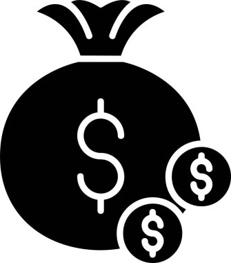 Para kaybı. Web simgesi basit illüstrasyon