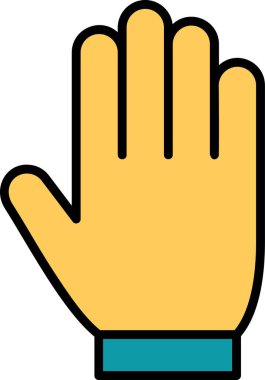 Elini ver. Web simgesi basit tasarım