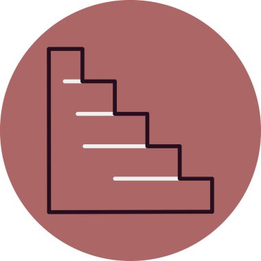 merdiven simgesi çizimi