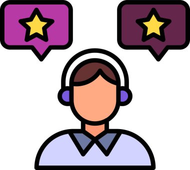 basit iş simge vektör çizim