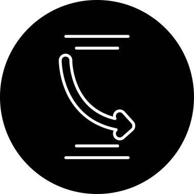 ok simgesi işareti, vektör illüstrasyonu