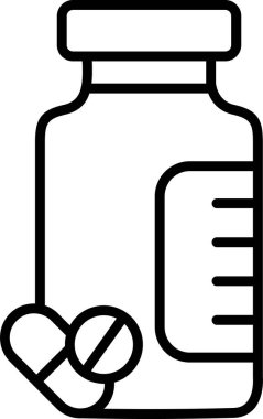 tıp web simgesi vektör illüstrasyonu