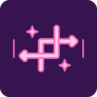 ok simgesi işareti, vektör illüstrasyonu