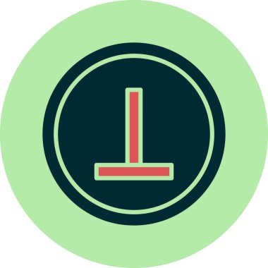 Beyaz arkaplan resimleme ile dikey simge tasarımı