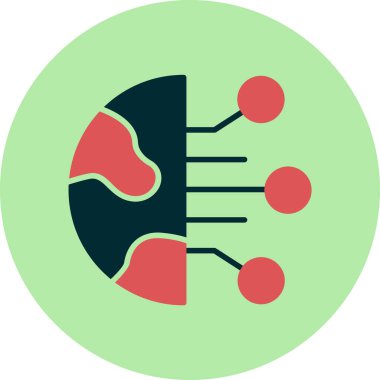 Dijital simge. Web tasarımı için özet çizim vektörü