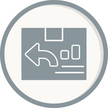 Kolay Dönüş web simgesi vektör çizimi