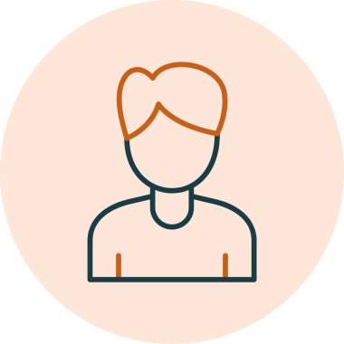 Çalışan. Web simgesi basit illüstrasyon