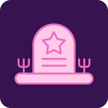 Öl! Web simgesi basit illüstrasyon