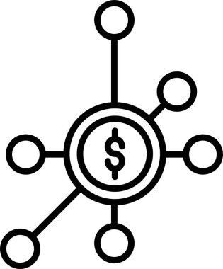 Basit çeşitlendirme düz vektör simgesi