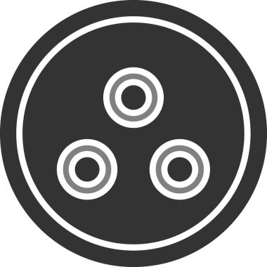 Bu yüzden ikon, vektör illüstrasyonu. Vuruş biçimi ağ, mobil, ui için kullanılabilir