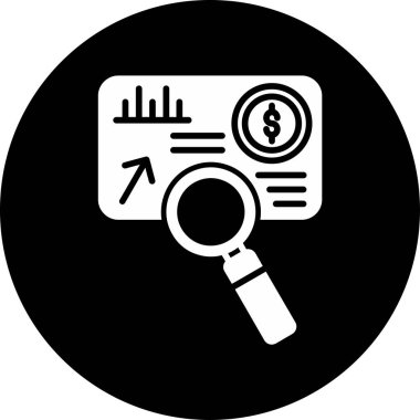 vector illustration of Analysis modern icon