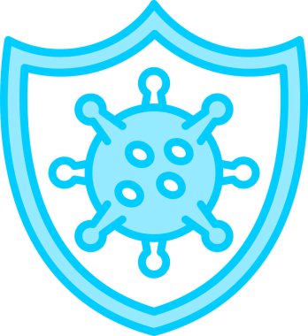 Virüs Kalkanı vektör illüstrasyonu 