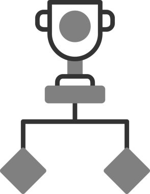 Turnuva. Web simgesi basit illüstrasyon