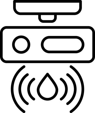 Algılayıcı. Web simgesi basit illüstrasyon