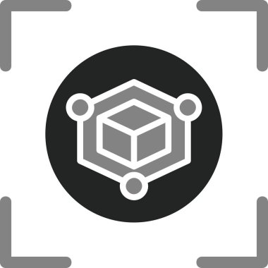 QR Kod simgesi modern vektör illüstrasyonu