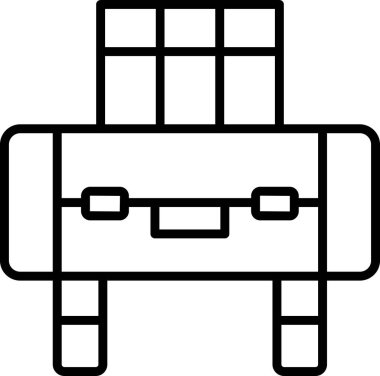 tablo web simgesi vektör illüstrasyonu