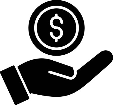  Gelir. Web simgesi basit illüstrasyon