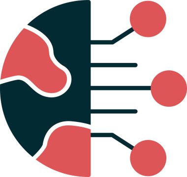 Dijital simge. Web tasarımı için özet çizim vektörü