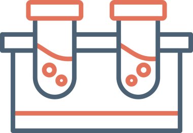 lab test tüpleri ikon vektör illüstrasyonuName