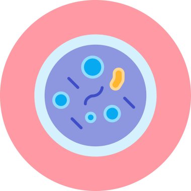 Parazit simgesinin vektör illüstrasyonu