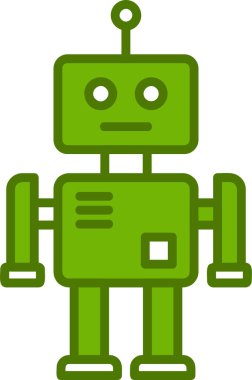 Temel doğrusal dizaynda androidin resmi