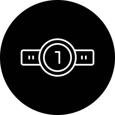 Kemer. Web simgesi basit illüstrasyon 