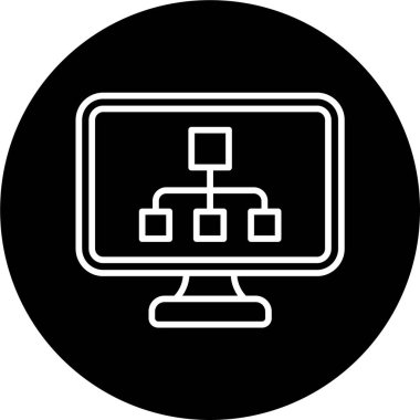 Web Yazılım simgesi, vektör illüstrasyonu