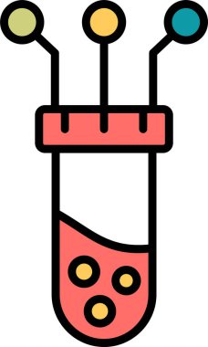 Basit Biyoloji simgesinin vektör çizimi,