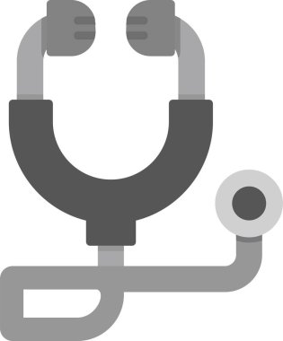 tıbbi steteskop vektör illüstrasyonu 