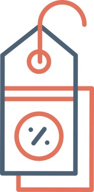 Satış simgesi, basit vektör illüstrasyonu