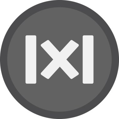 Değer modern simgesinin vektör illüstrasyonu