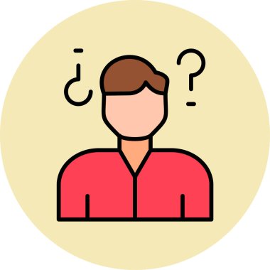 Karışıklık Ağ ikonu vektör illüstrasyonu