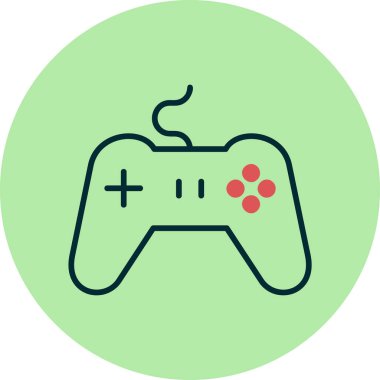 Kontrolcü. Web simgesi basit tasarım 