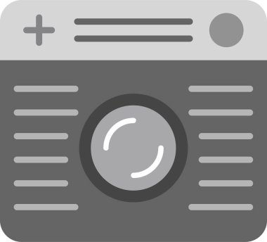 Kamera. Web simgesi basit tasarım 