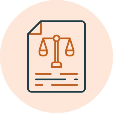 Denge. Web simgesi basit illüstrasyon