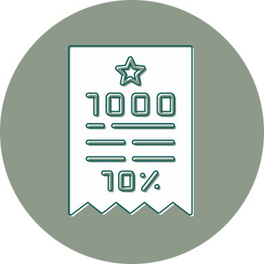 Bill simgesi, vektör illüstrasyonu basit tasarım