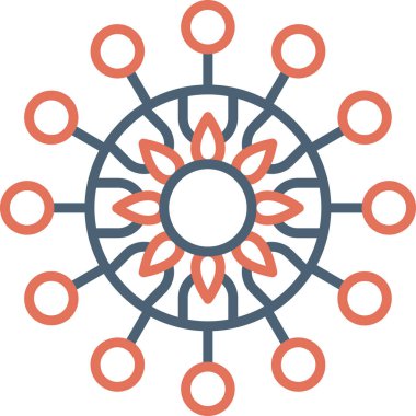 İğnelik Modern Simge, Vektör İllüstrasyonu 