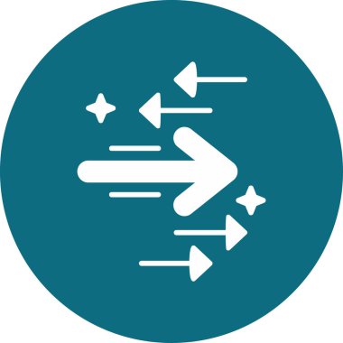 ok simgesi işareti, vektör illüstrasyonu