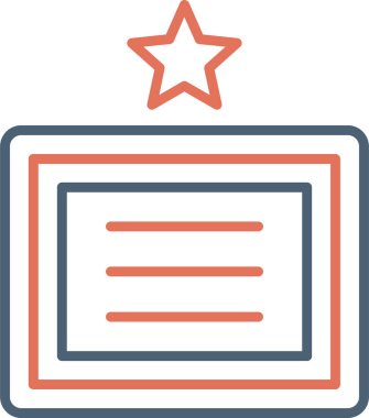 Öğrenmek. Web simgesi vektör illüstrasyonu