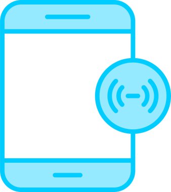 mobil yardım noktası simgesi, vektör illüstrasyonu basit tasarım