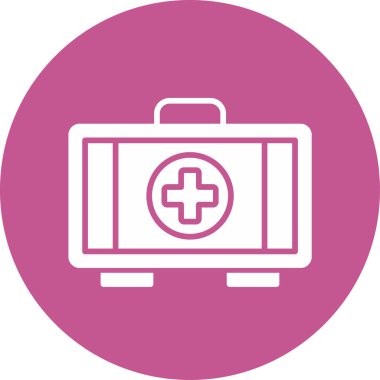 İlk yardım kiti vektör illüstrasyonu