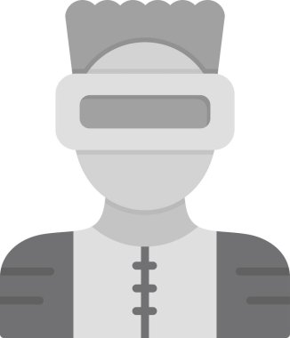 Süper kahraman ağ simgesi, vektör illüstrasyonu