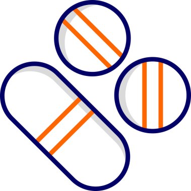 hap ikonu vektör illüstrasyonu 