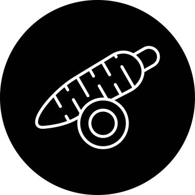 Beyaz Arkaplanda Yucca Simgesi İzole Edildi 