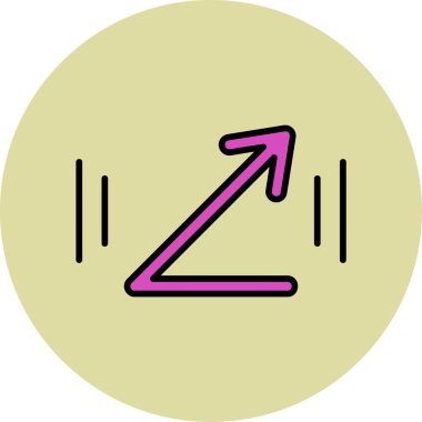 ok simgesi işareti, vektör illüstrasyonu