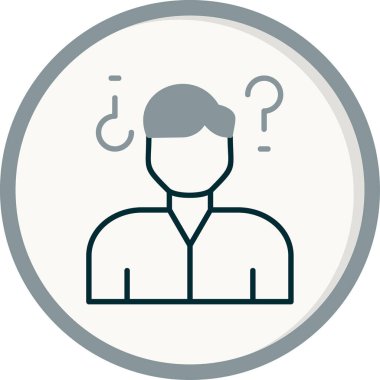 Karışıklık Ağ ikonu vektör illüstrasyonu