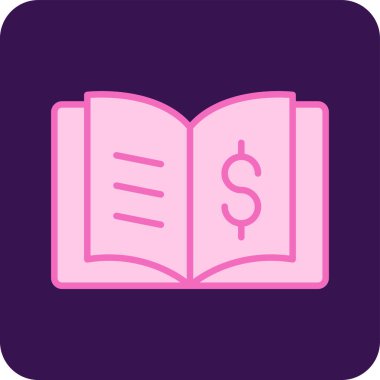 kitap simgesi, vektör illüstrasyonu basit tasarım